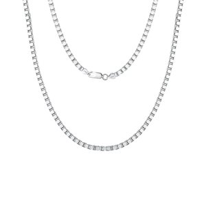 11464 Stříbrný řetízek BRIAN 50 cm | šířka 1 mm Ag925/1000; ≤2,54 g