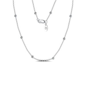 11516 Stříbrný řetízek JAYDEN 45 cm | šířka 1 mm Ag925/1000; ≤2,56 g