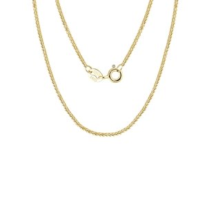 11532 Stříbrný řetízek MYRON 50 cm | šířka 1,2 mm pozlacený Ag925/1000; ≤1,75 g