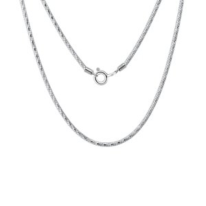 11586 Stříbrný řetízek ZANE 45 cm | šířka 1,3 mm Ag925/1000; ≤4,82 g