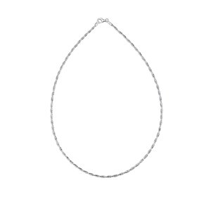 11593 Stříbrný řetízek XAVER 40 cm | šířka 3 mm Ag925/1000; ≤8,04 g