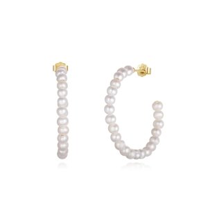 11701 Stříbrné náušnice PRINCESSE pozlacené Ag925/1000; ≤4,39 g