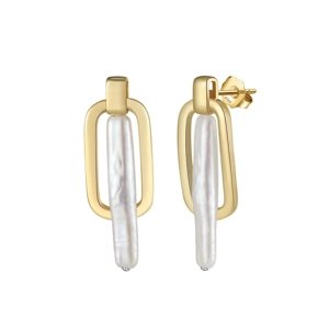 11710 Stříbrné náušnice FARIDA pozlacené Ag925/1000; ≤4,24 g