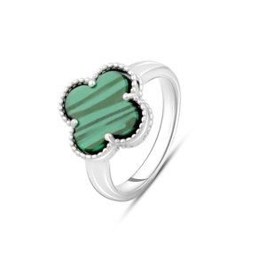 11838 Stříbrný prsten LUCKY JOE green Velikost prstenu: 7 (EU: 54-56) Ag925/1000; ≤2,68 g