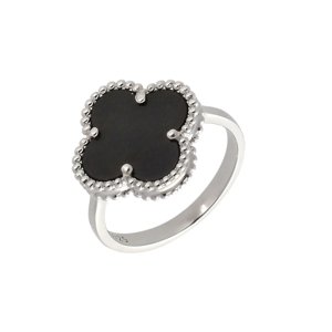 11839 Stříbrný prsten LUCKY JOE black Velikost prstenu: 10 (EU: 62-64) Ag925/1000; ≤2,65 g