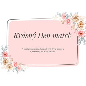 11855 Dárková kartička ke Dni matek