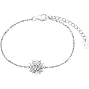 Silvego Stříbrný náramek ALIVIA s krystaly Swarovski MWB10959AA, ryzost 925/1000