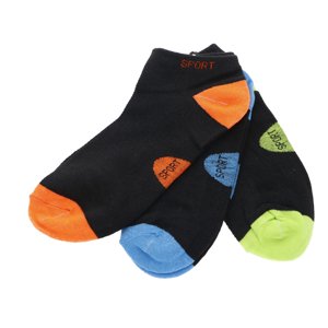 PESAIL Kotníkové ponožky 3 pack různé barvy 35-38 Sport