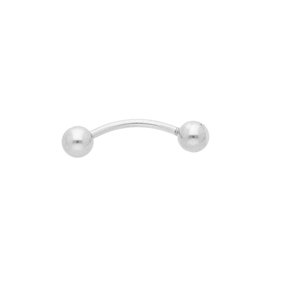 Ewena Piercing  stříbrný z chirurgické oceli 1,4 cm