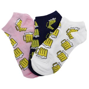 PESAIL Kotníkové bambusové ponožky velikost 39 -42 pack 3 páry