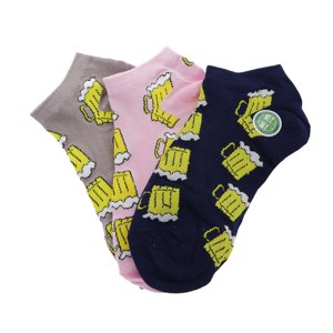 PESAIL Kotníkové bambusové ponožky velikost 39 -42 pack 3 páry