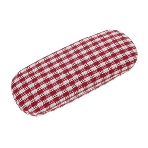 Ewena Pouzdro na brýle červené karo KR627