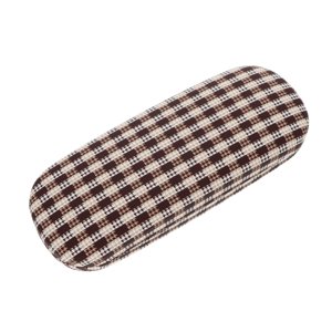 Ewena Pouzdro na brýle hnědé karo KR628