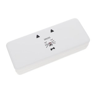 Ewena Pouzdro na brýle bílé DT411 + hadřík na čištění skel