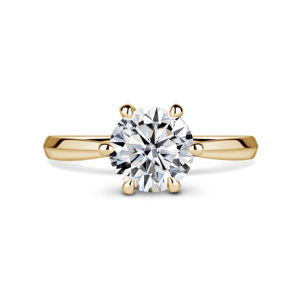 Minerva | Zásnubní prsten se středovým diamantem 1.900ct, žluté zlato 48