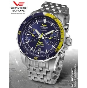 Hodinky Vostok Rocket N-1 Chrono 6S21-2255253B + Dárek zdarma