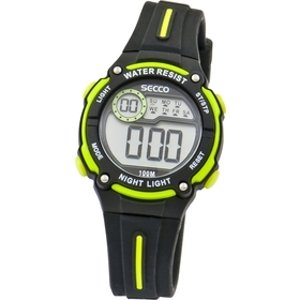 Dětské vodotěsné digitální hodinky Secco S DIP-007