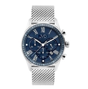 Pánské hodinky s chronografem JVD steel JE1001.1 + Dárek  zdarma