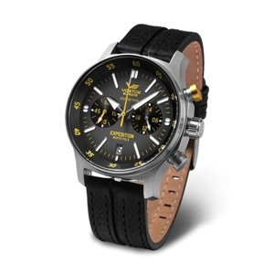 Hodinky Vostok Expedition North Pole Chrono VK64/592A560 + Dárek zdarma
