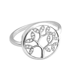 Dámský stříbrný prsten strom života JMAS5025SR