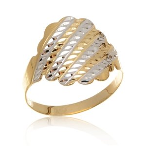Dámský prsten ze žlutého zlata PR0315F + DÁREK ZDARMA