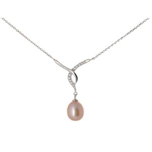 Dámský náhrdelník s pravou perlou SVLN0075XD2P242