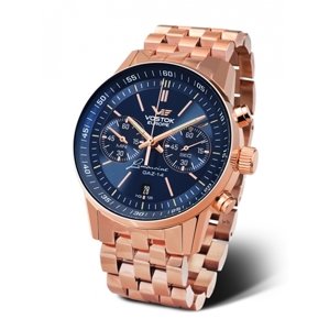 Hodinky Vostok Europe GAZ-14 Chrono Tritium 6S21/565B596B + Dárek zdarma