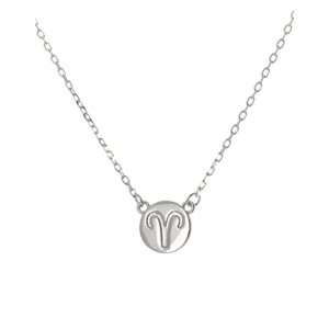 Stříbrný náhrdelník znamení zvěrokruhu beran SVLN0165XF300BE