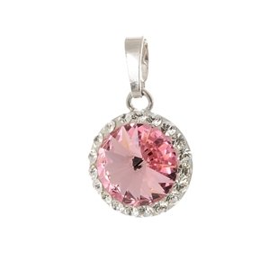 Stříbrný přívěšek s krystaly Swarovski STRZ0688F