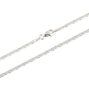 Stříbrný řetízek marina 50 cm STRR0290F