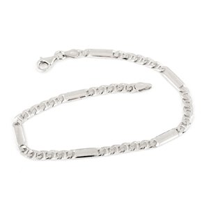 Pánský stříbrný náramek marina 23 cm STNA0354F