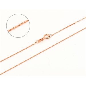 Dámský řetízek z růžového zlata venezia 50 cm ZLR1230F + DÁREK ZDARMA