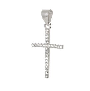 Stříbrný přívěšek křížek AGH166