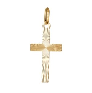 Přívěšek ze žlutého zlata kříž ZZ0815F + dárek zdarma