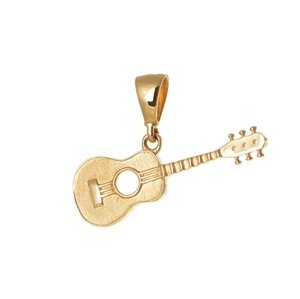 Přívěšek ze žlutého zlata kytara ZZ0840F + dárek zdarma