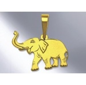 Zlatý přívěšek slon + Dárek zdarma