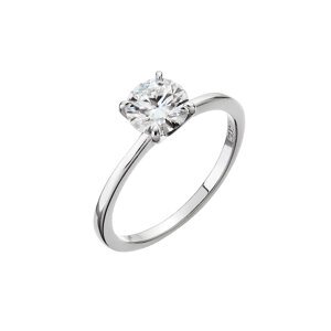 Stříbrný prsten ELEN 15M00003 moissanite Velikost: 52 (průměr 16,6 mm)