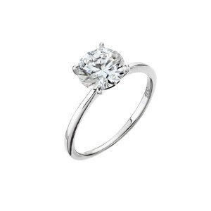 Stříbrný prsten ELEN 15M00004 moissanite Velikost: 52 (průměr 16,6 mm)