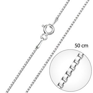 Stříbrný řetízek "KOSTKA" 30014 Vyberte délku řetízku: 50 cm