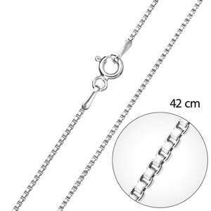 Stříbrný řetízek "KOSTKA" 30014 Vyberte délku řetízku: 42 cm