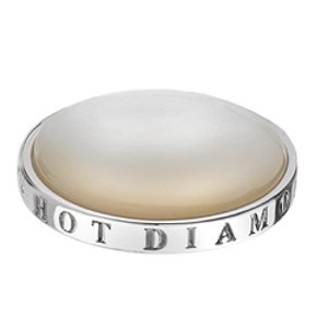 Přívěsek Hot Diamonds Emozioni White Mother of Pearl Coin EC057 Průměr 25 mm