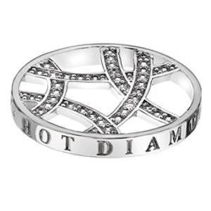Přívěsek Hot Diamonds Emozioni Ice Sparkle Arc Coin EC035