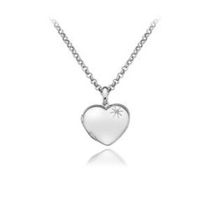 Stříbrný přívěsek Hot Diamonds Memories Heart Locket DP495