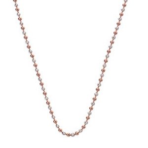 Stříbrný řetízek Hot Diamonds Emozioni Bead Silver Rose 76 CH020