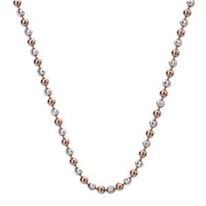 Stříbrný řetízek Hot Diamonds Emozioni Bead Silver Rose 45 CH019
