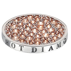 Přívěsek Hot Diamonds Emozioni Scintilla Champagne Loyalty Coin EC171 Průměr 33 mm