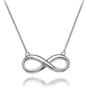 Stříbrný náhrdelník Hot Diamonds Infinity DN096