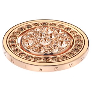 Přívěsek Hot Diamonds Emozioni Fiamme e Ghiaccio Rose Gold Coin EC220