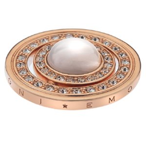 Přívěsek Hot Diamonds Emozioni Giorno e Notte Rose Gold Coin EC229