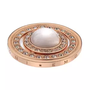 Přívěsek Hot Diamonds Emozioni Mare e Nubi Rose Gold Coin EC238